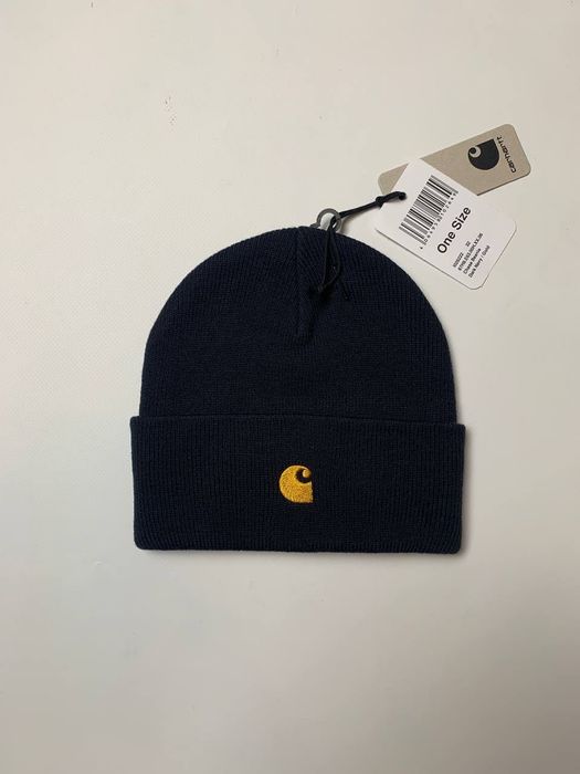 Шапка Carhartt Beanie Тъмносин Dark Navy