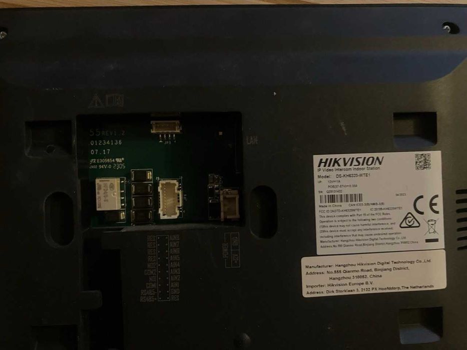 Videointerfon Hikvision + Tableta + Suport
