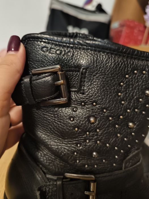 Ghete Geox Respira piele naturala 35