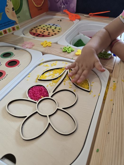 Сензорен капак | Сензорна игра | Montessori | Flisat insert | Изсипи и играй | Детски образователни и творчески играчки