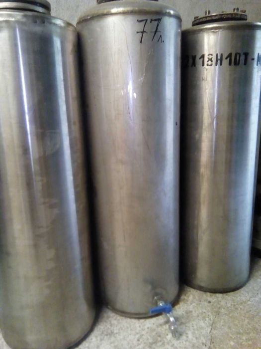 Бойлери хром-никел, вертикални (неръждаеми)