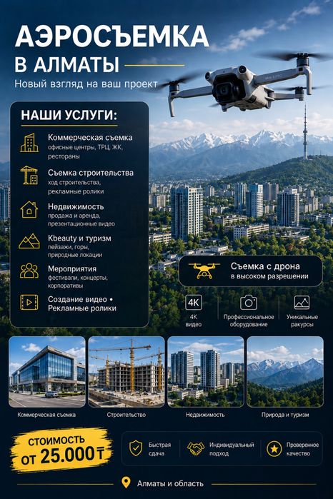 Аэросъемка / съемка с дрона