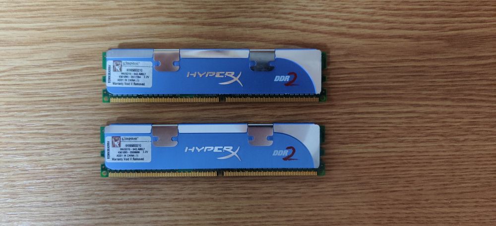 Kit 2GB RAM DDR2 Kingston HyperX 800MHz (2x1GB)