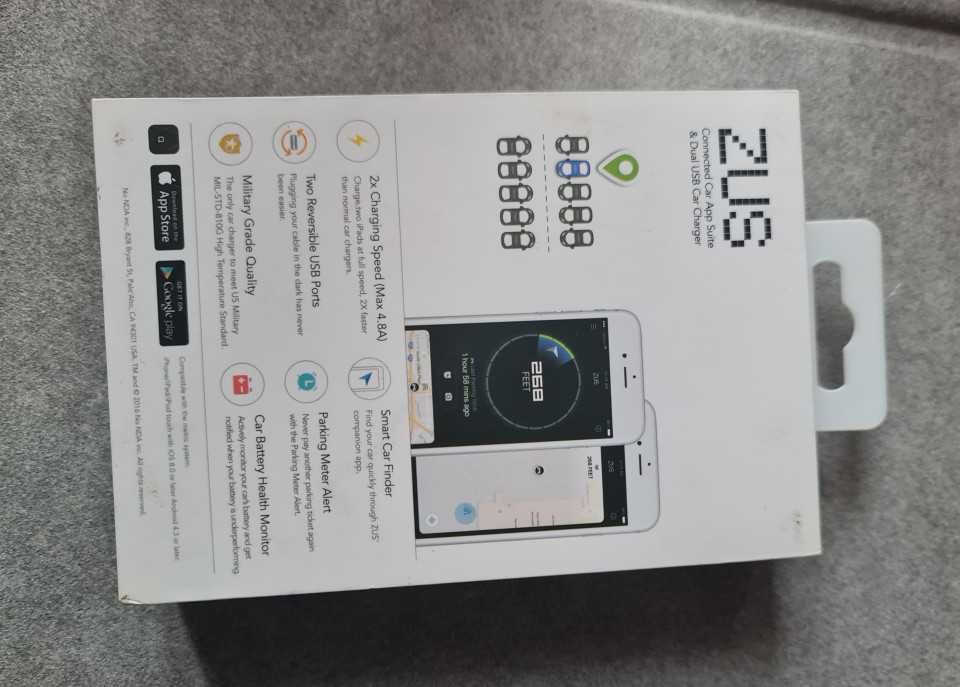 Incarcator Smart auto  Nonda Zus 2xUSB, Black