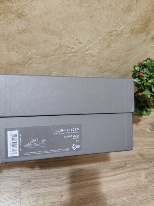 Filling Pieces бели мъжки кецове №45
