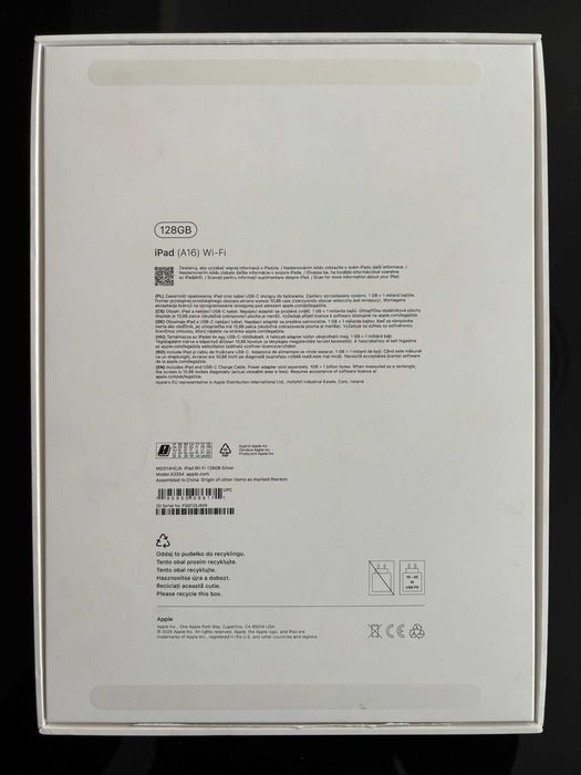 iPad Apple (A16) Wi-Fi – 128GB – Silver | NOU