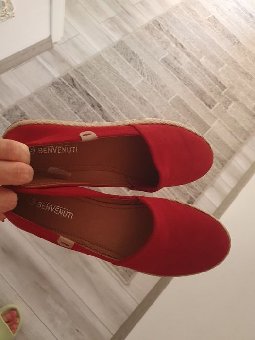 Espadrile piele întoarsă Benvenuti noi 39