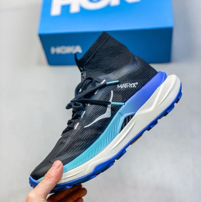 Мъжки маратонки за бягане HOKA Tecton X 3 black blue