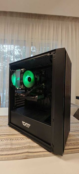 Бюджетно Геймърско PC Ryzen 5 5500/16Gb/512GB SSD+1000Gb HDD/RTX 3060 12Gb/Гаранция