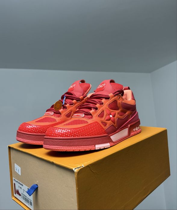 Louis Vuitton Trainers Skate Red