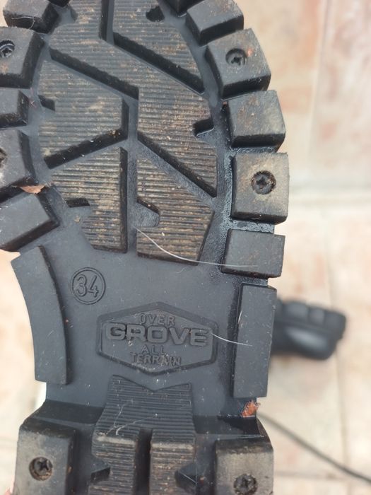 Ghete piele imblanite măr 34