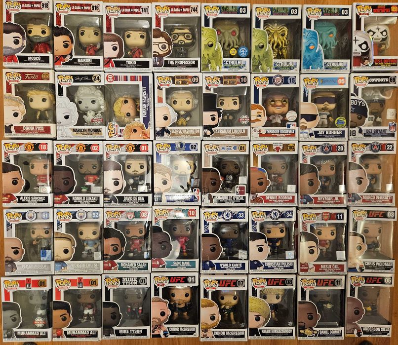 Редки Funko pop - Movies - Horror/Action,Harry Potter,Football,UFC,WWE,Music/Rocks