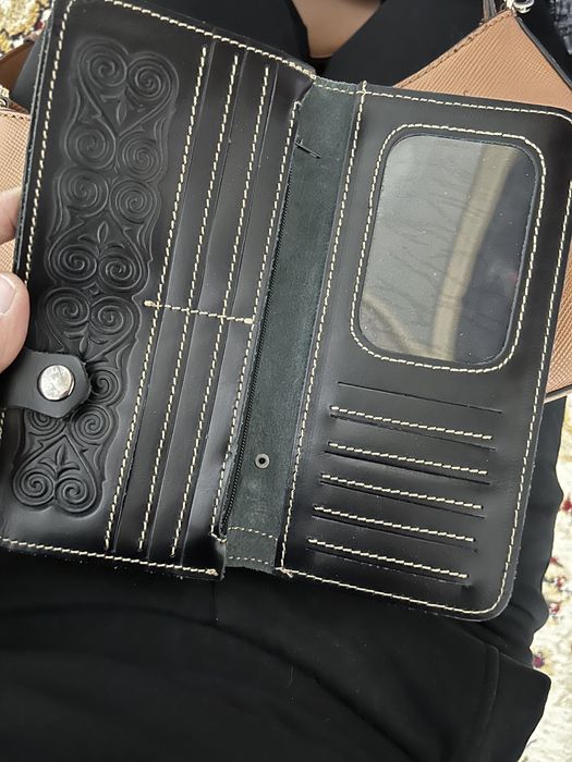 Кожаное портмоне