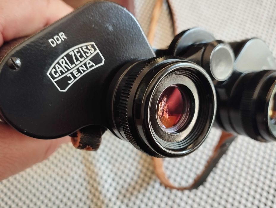 ТОП Бинокъл Carl Zeiss Jena-JENOPTEM-MULTI-COATED -10 х 50W-ГДР--като НОВ