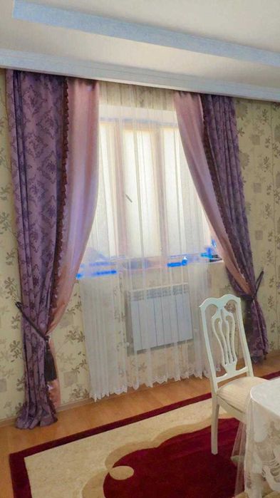 тюль на зал,перде 3 шт