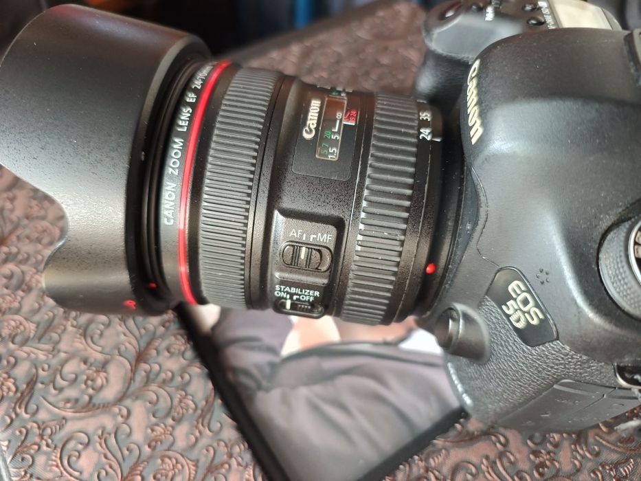 Obiectiv Canon 24-70  f4 și obiectiv sony