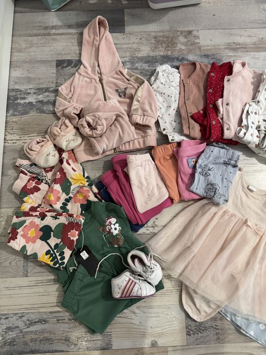 Сет за момиче 3-6 месеца, H&M, Lindex, adidas