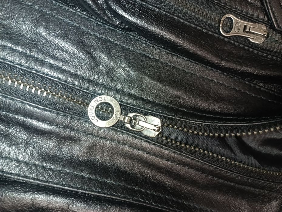 Tom Tailor кожено яке M - 35 лв