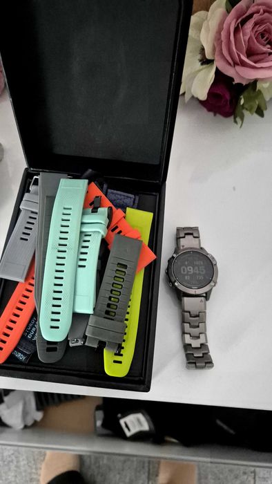 Garmin fenix6 safir titan