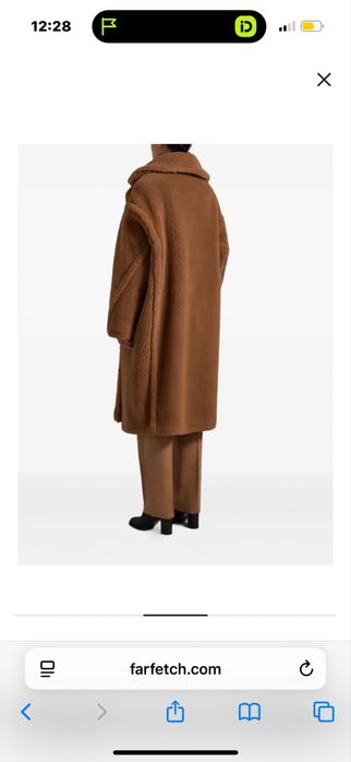 Max Mara Teddy  coat camel