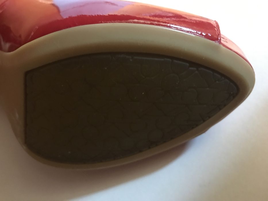 Pantofi decupati cu toc Calvin Klein