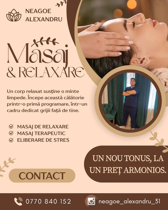 -Masaj terapeutic / de relaxare
