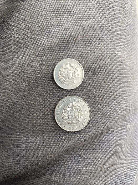 Moneda 5 bani si 15 bani 1966