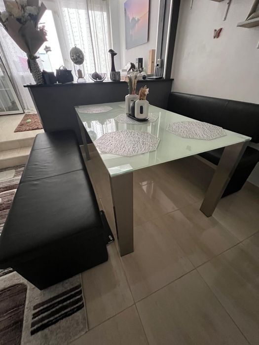 Masa sticla sufragerie