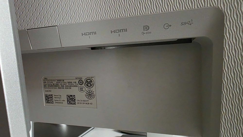 Vand 5 x Monitoare DELL 27inchi S2722DC, QHD (2560x1440), 75Hz, 4ms