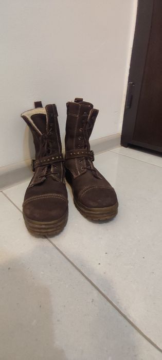Ghete piele îmblănite mărime 37 38 universale foarte confortabile