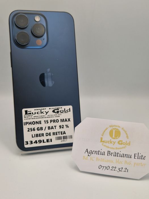 Iphone 15 Pro Max 256 GB Bat 92% cod 23517