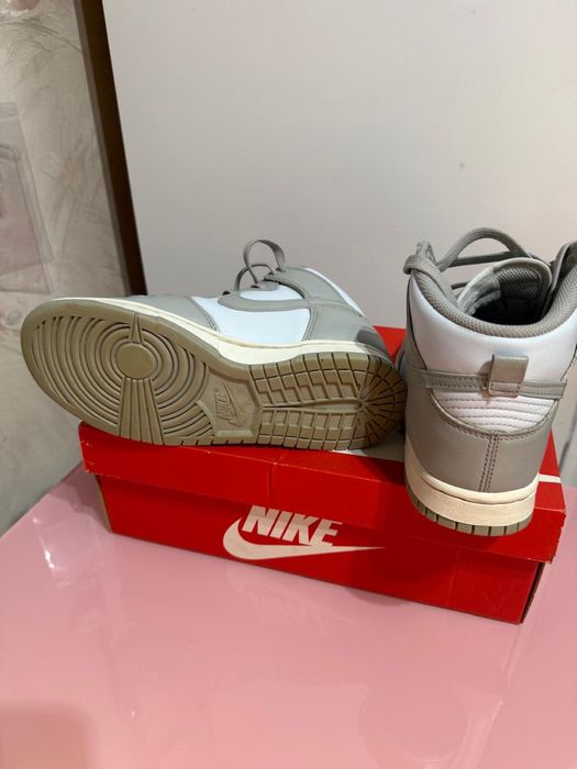 Vand Nike Dunk High ,,Blue tint” Smoke grey