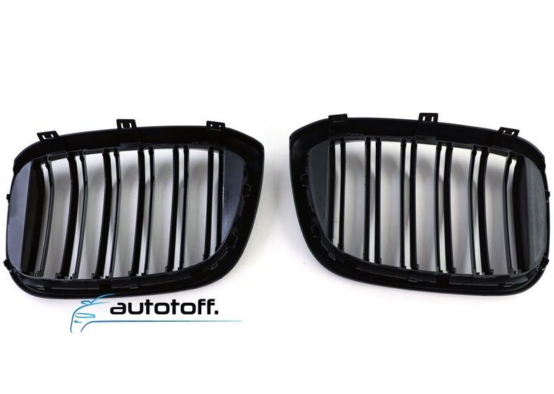 Grile duble BMW X3 G01 X4 G02 compatibile cu G01 G02 (2018+) M Negru lucios