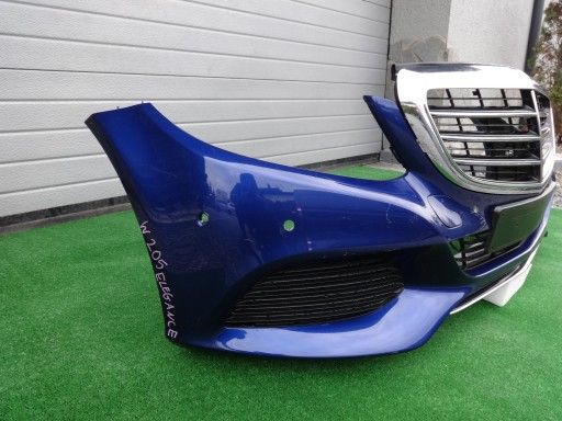 Mercedes W205 C class bara fata grila crom scheleti elegance