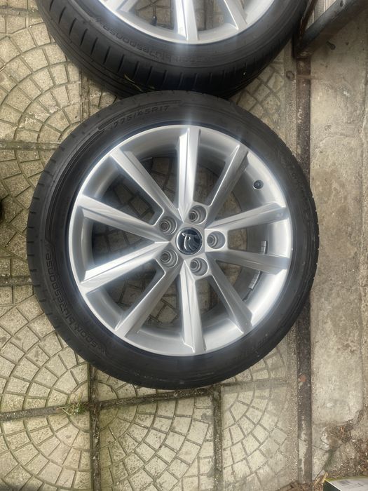 4бр.оригинални лети джанти Skoda 17” Шкода