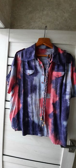 Блуза рубашечного покроя