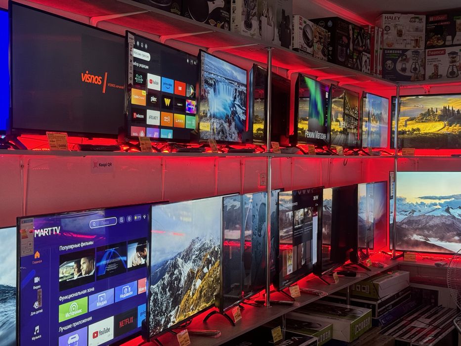 Телевизор в коробке новый 82 см