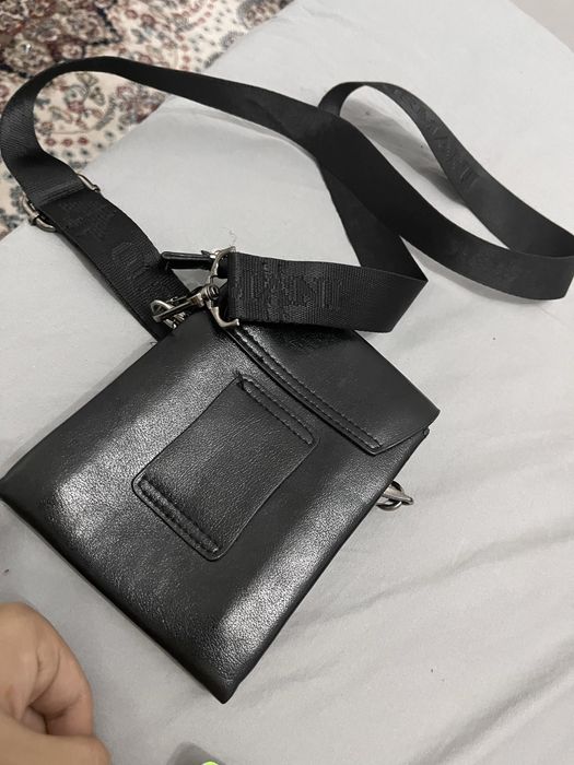 Кожаная сумка барсетка