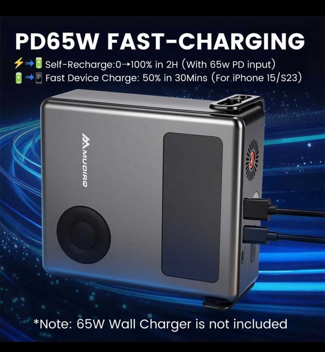 Starter Auto 7000 Amperi cu incarcare de 65w