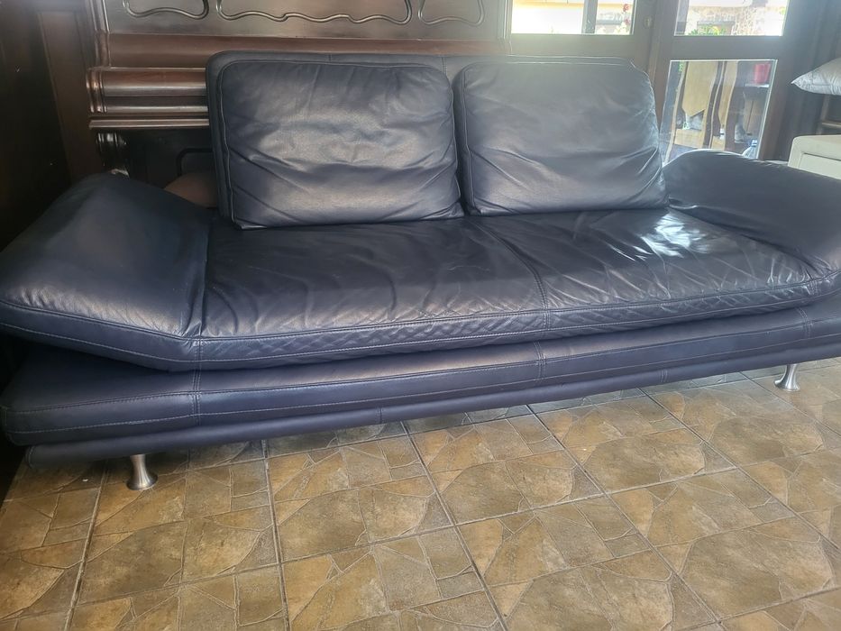 Set canapea piele naturală