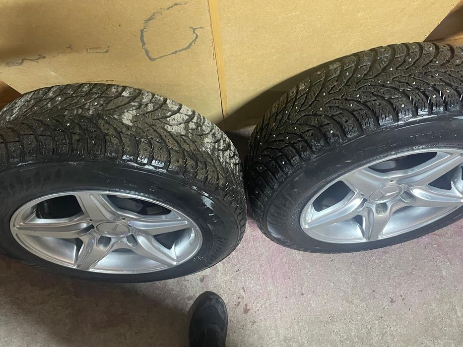 Резина с дисками зима на мерсы