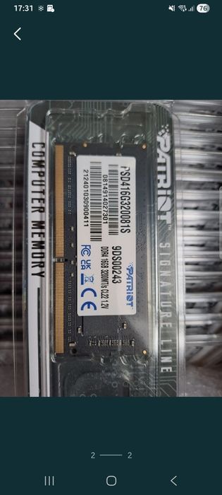 ОЗУ для ноутбука