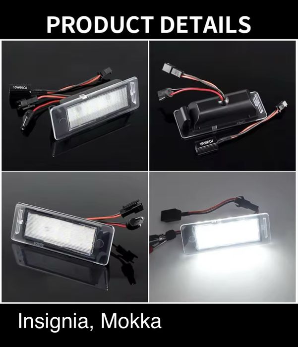 Lămpi LED numar inmatriculare Opel