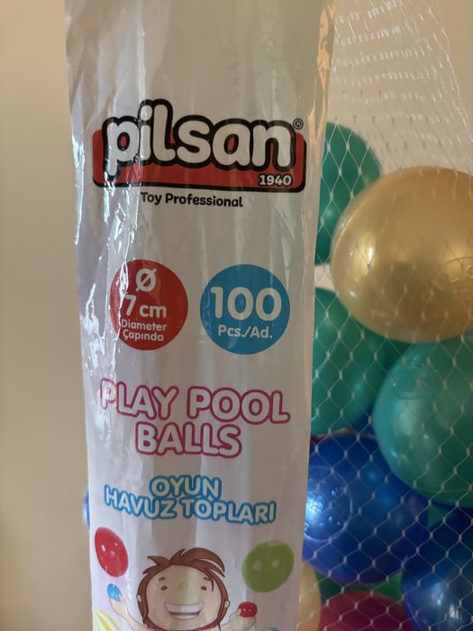 Топки за игра или басейн Pilsan, 100 бр.