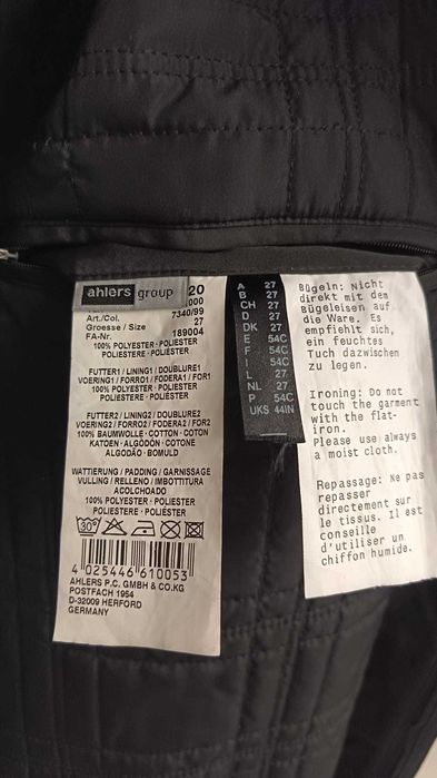 Geaca lunga office neagra Pierre Cardin marimea 56 / XXL