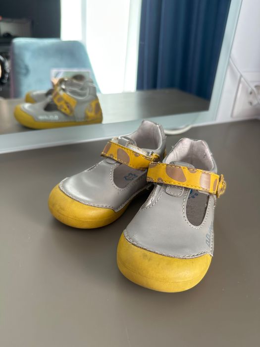 Papuci sandale copii DDStep piele naturala mărime 21