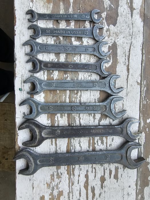 Набор рожковых ключей Ссср