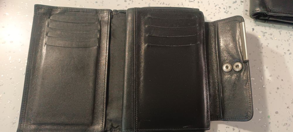 Дамско портмоне/портфейл естествена кожа Coach