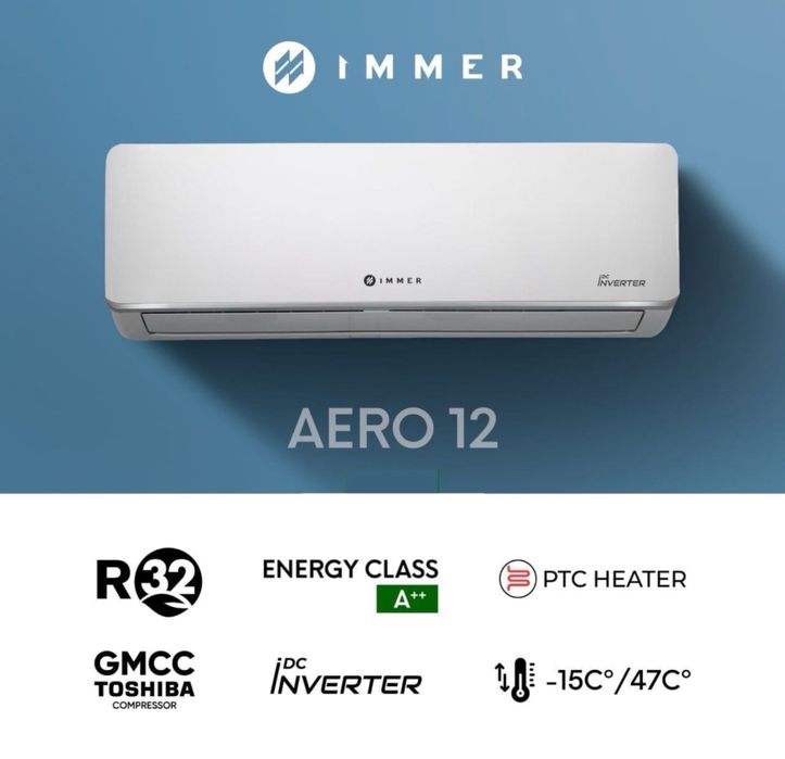 Кондиционер Immer 12/18/24 Invertor Доставка Бесплатно