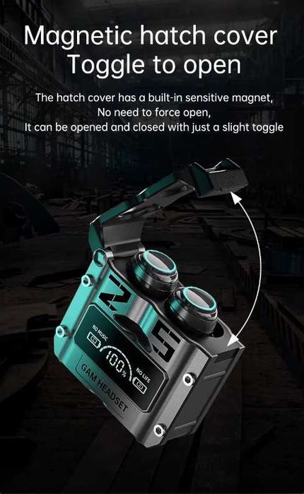 ЧИСТО НОВИ Геймърски Безжични Слушалки M25 TWS • Bluetooth 5.3 • Ниско Закъснение • За Спорт и Игри